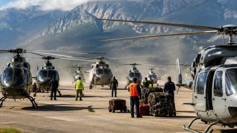 Esercitazione SATER sul Matese: sette elicotteri coordinati dall'Aeronautica Militare e dal CNSAS